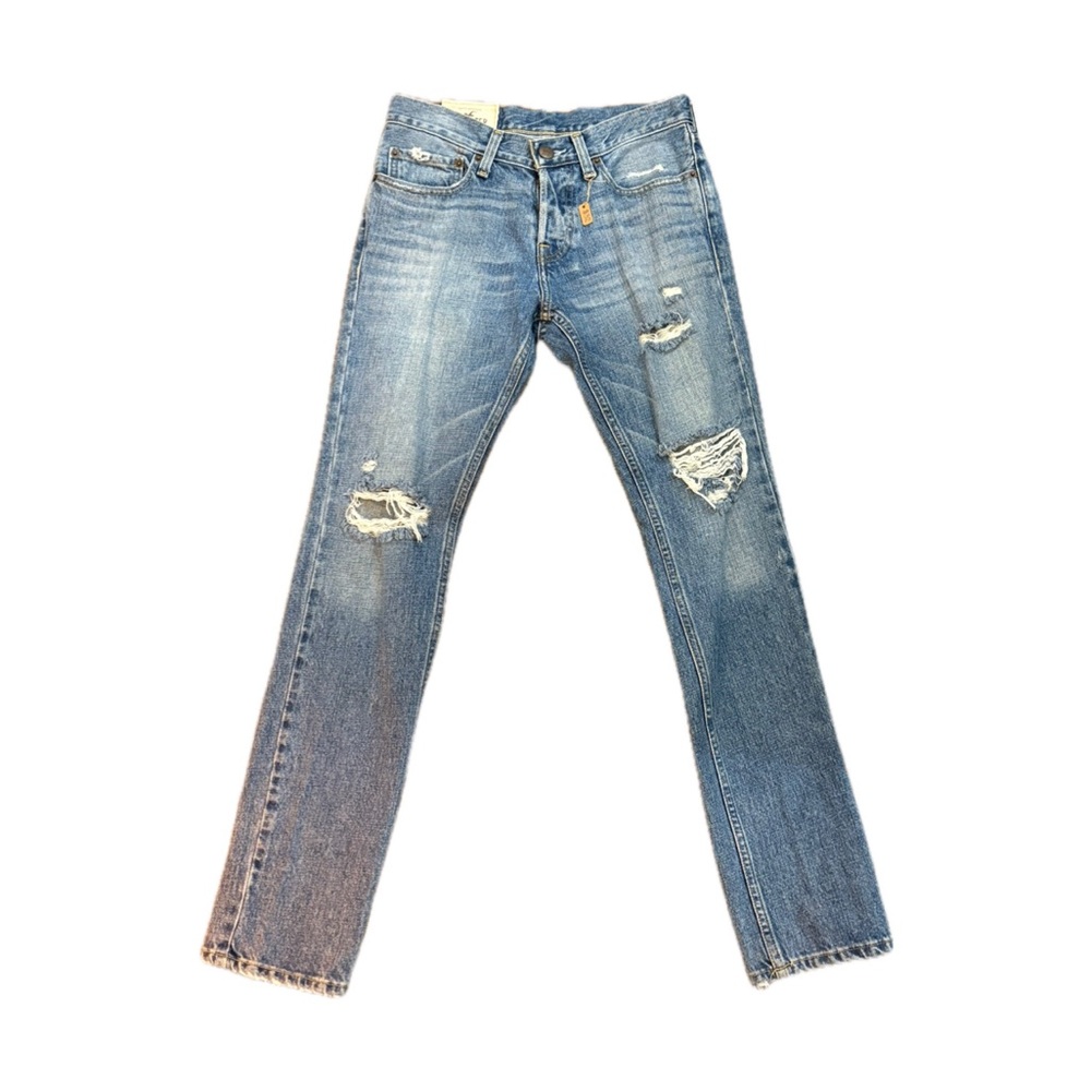 Hollister Light Blue Distressed Jeans